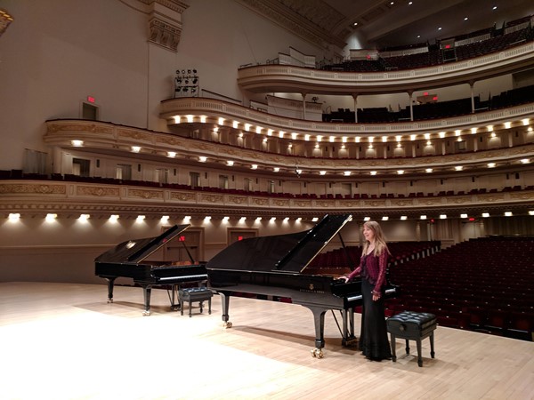 Katya Grineva at Carnegie Hall